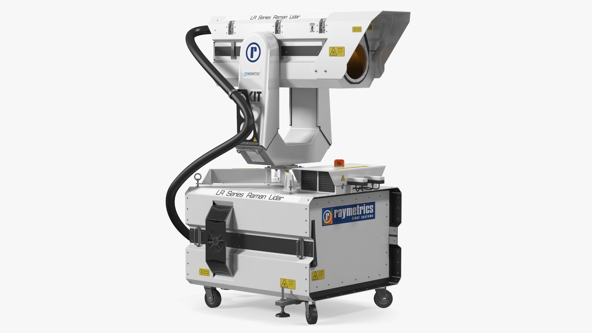 Raymetrics Airport Ceilometer LIDAR Rigged 3D model preview