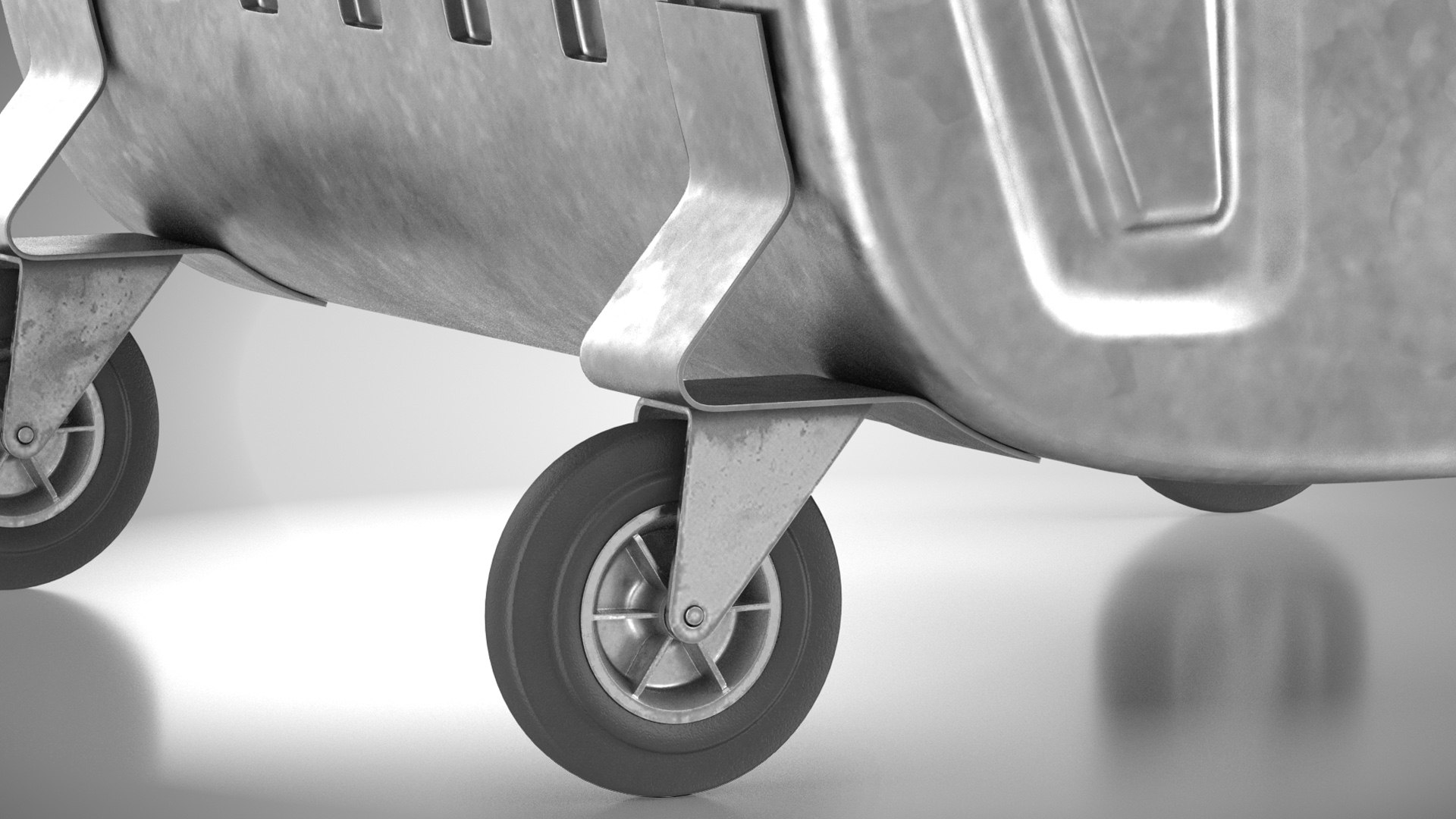 3D large wheelie bin wheels TurboSquid 1455170