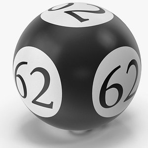 Bingo Ball 62 3D
