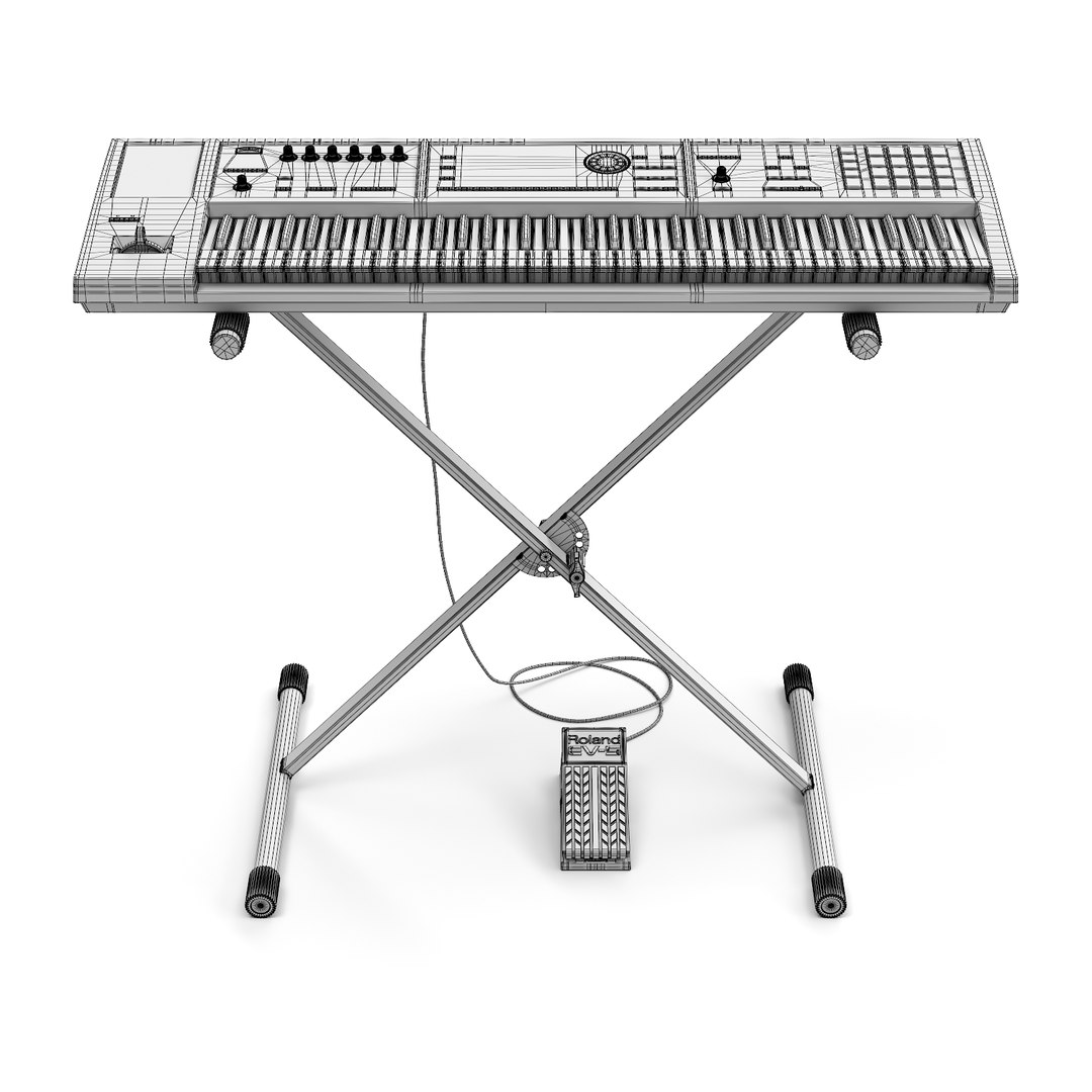 Keyboard Roland 3D Model - TurboSquid 1456680 Keyboard Roland 3D Model - TurboSquid 1456680