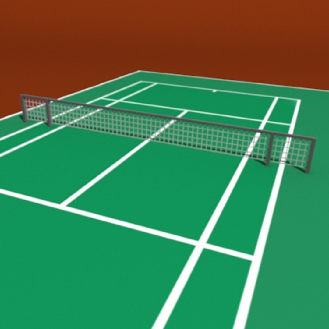 Tennis Court Arena 3d Model