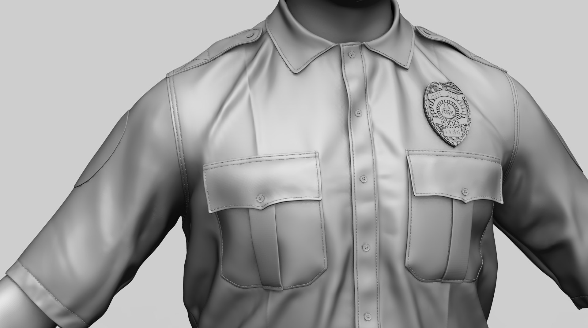 3D Model Police Officer - TurboSquid 1474144
