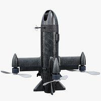 P1-Sun Skyfall Interceptor Drone UAV PBR