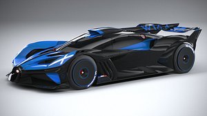 bugatti bolide concept 3D