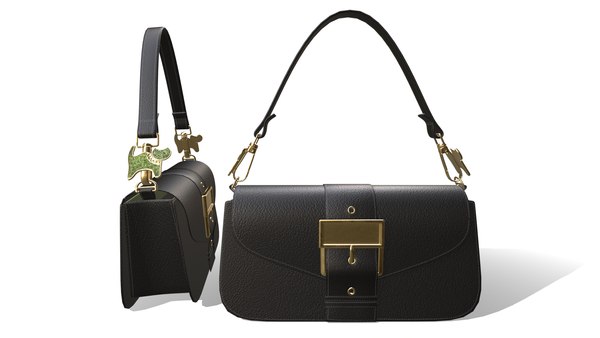 Louis Vuitton Leather Bag Collection 3D model