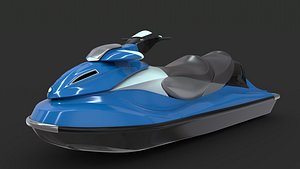 3D model Water Craft Jet boat