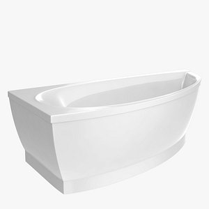 3d model bathtube avokado