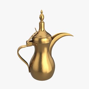 Arabic coffee pot Dallah 3D