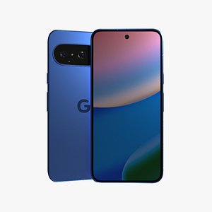 Google Pixel 10 Indigo 3D model