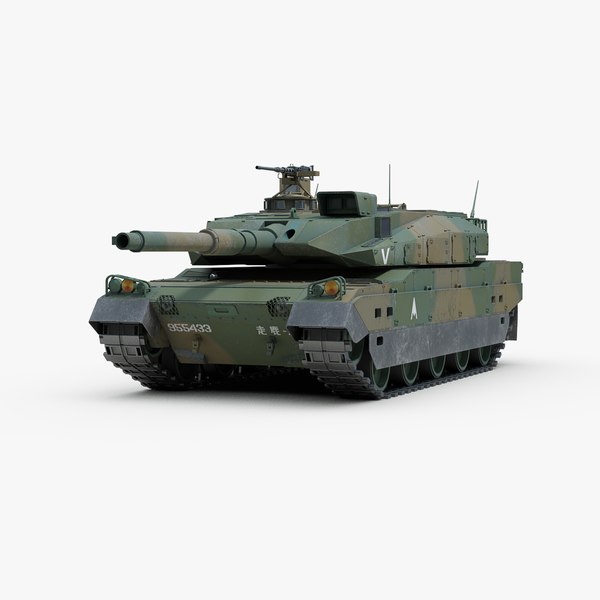 Tanque do tipo 10 Modelo 3D - TurboSquid 1156009