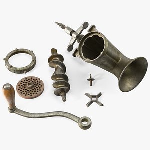 Antique Meat Grinder Disassembled