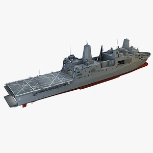 uss new orleans 3d max