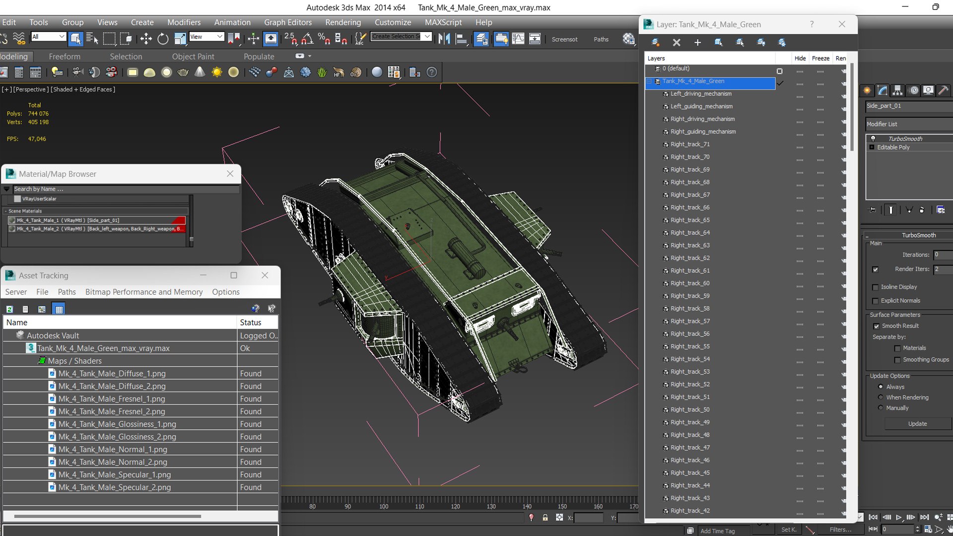 Tank MK 4 Male Green 3D model https://p.turbosquid.com/ts-thumb/cn/Vz5siK/Y3/tank_mk_4_male_green_022/jpg/1717563104/1920x1080/fit_q87/c2e144a74d13c1aa25e082d26411f517cba6fb8c/tank_mk_4_male_green_022.jpg
