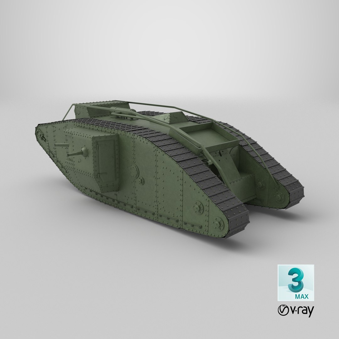 Tank MK 4 Male Green 3D model https://p.turbosquid.com/ts-thumb/cn/Vz5siK/ZI/stemcell_max_vray_render/png/1718960834/1920x1080/fit_q87/b33c625b3085b16f77c51ffae9ccc9e707c16567/stemcell_max_vray_render.jpg