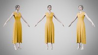 Dress 44 Selective Yellow