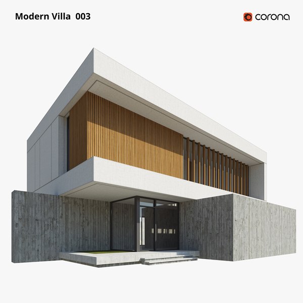 modelo 3d Diseño de villa moderna 003 - TurboSquid 2199586