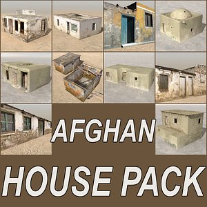 3d 3ds afghan houses cottages