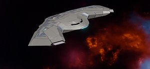 3D FG-38 Engel Medium Fighter Spaceship1