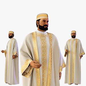 Arab Groom 3D Model