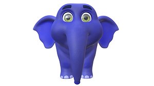 cartoon elephant model