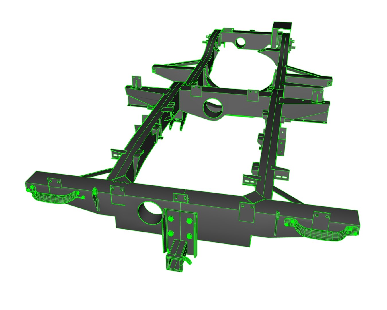 Lr series frame 3D model - TurboSquid 1535119