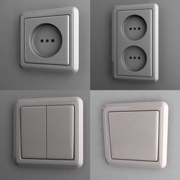 Electrical Switch Lightwave Models for Download | TurboSquid