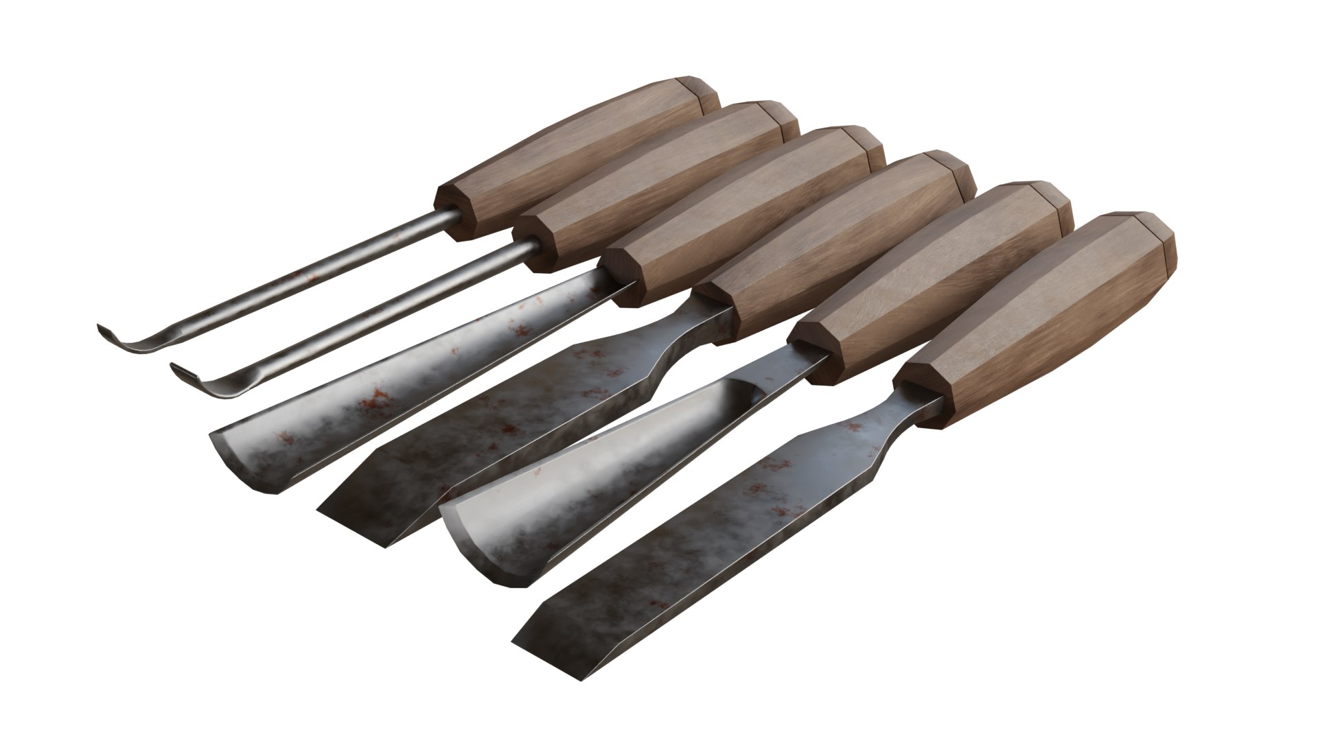 Woodworking tools 3D https://p.turbosquid.com/ts-thumb/cn/tJaRvL/n3/chiselsimage/png/1678739226/1920x1080/fit_q87/8a88e2a37c81cdcd47a8228a0f2cf73827c610c2/chiselsimage.jpg
