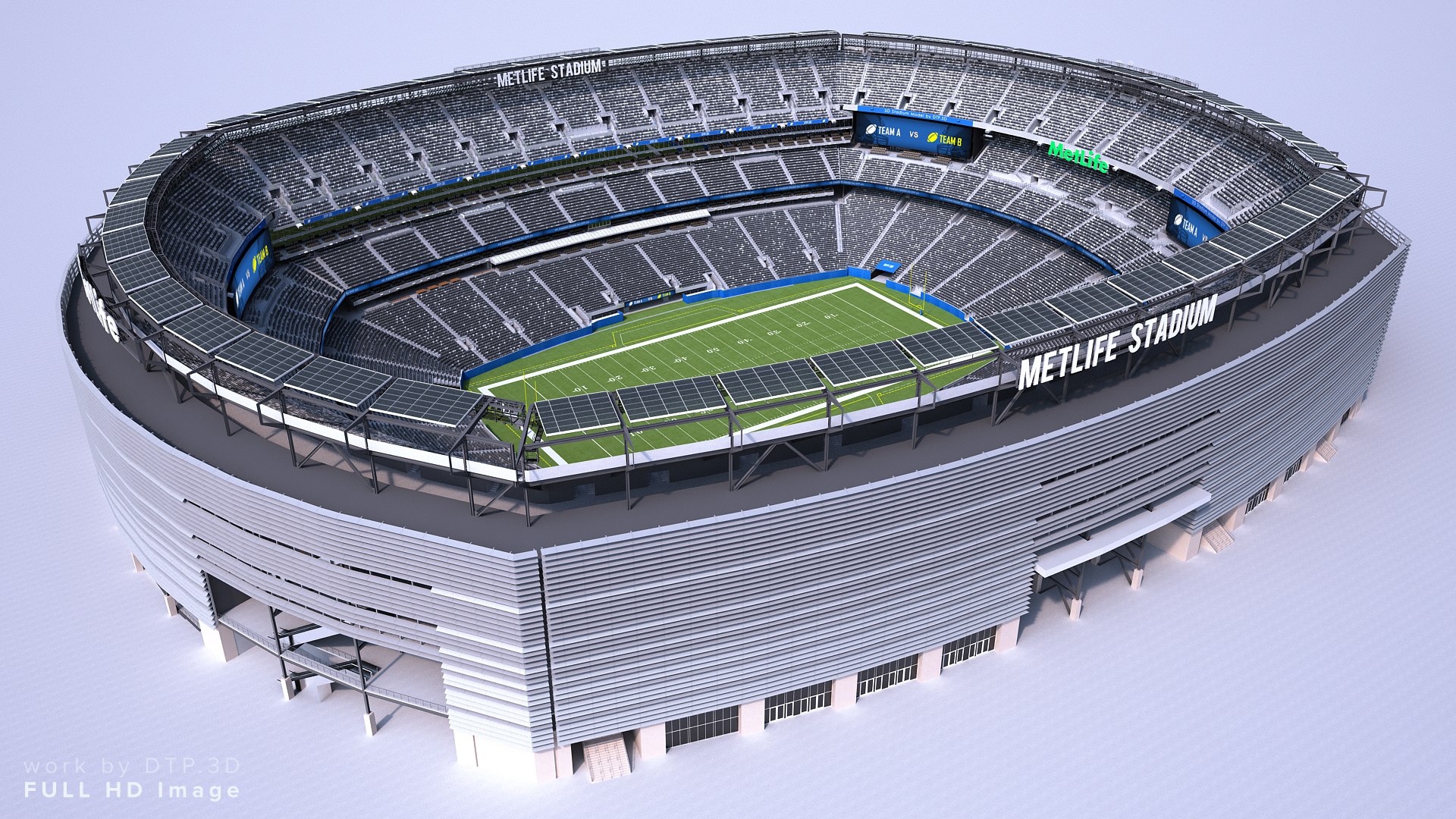 MetLife Stadium 3D model - Architecture on 3DModels