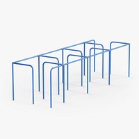 Calisthenics Labyrinth Bars 01 Blue