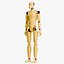 Maniquí masculino de prueba de choque