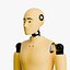 Maniquí masculino de prueba de choque