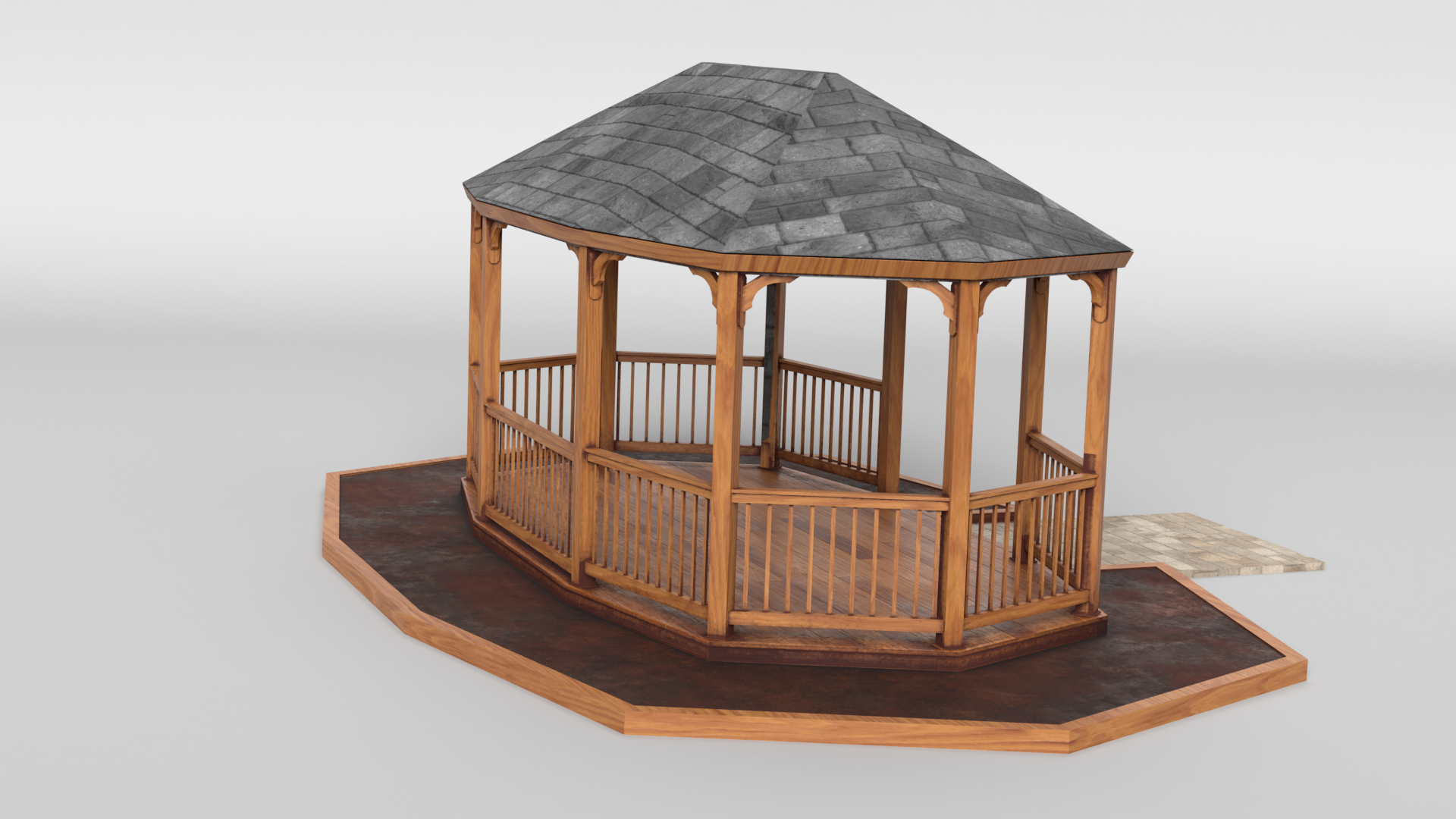 3D Gazebo Structure Architecture TurboSquid 1696889 3d-gazebo-structure-architecture-turbosquid-1696889