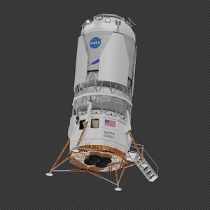 Blue Moon Human Landing System model