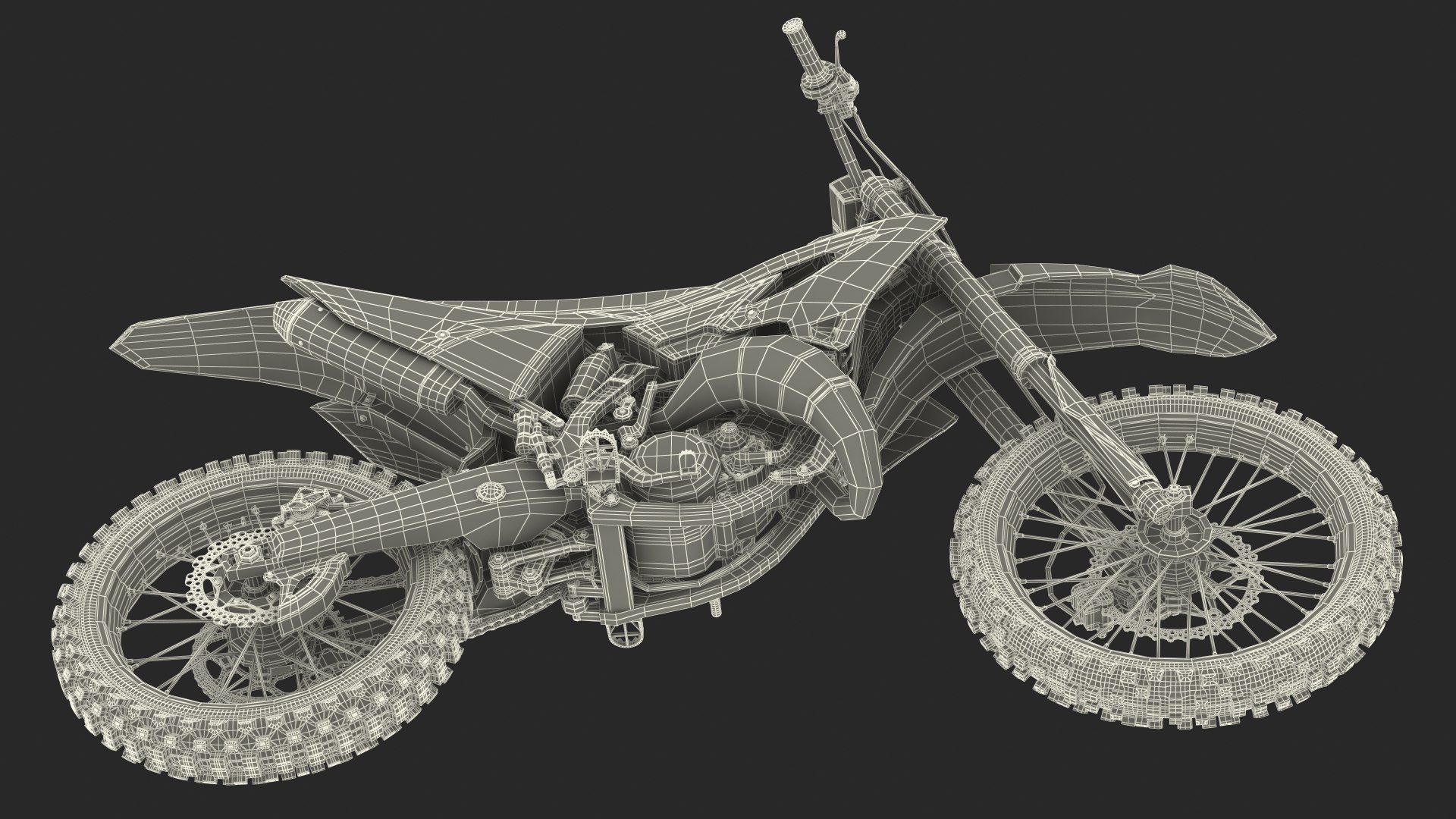 3D Yamaha YZ125 2022 Dirt Model - TurboSquid 1911762