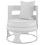 Silla decorativa Homary-Walnut Silla decorativa tapizada moderna Silla decorativa con patas de acero inoxidable