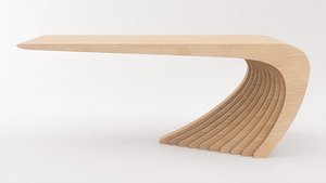 Woodbang Touchey parametric coffee table