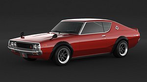 nissan skyline gtr 3D model