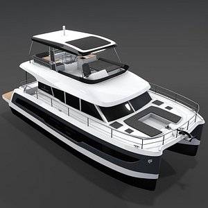 3D MY5 FOUNTAINE PAJOT 3D power catamaran