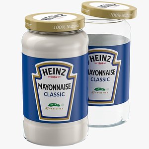 Mayonnaise Glass Jar