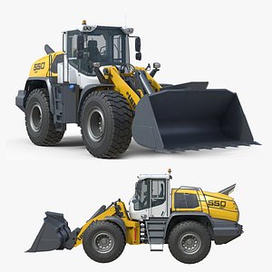 3D Liebherr Xpower 550 Wheel Loader model