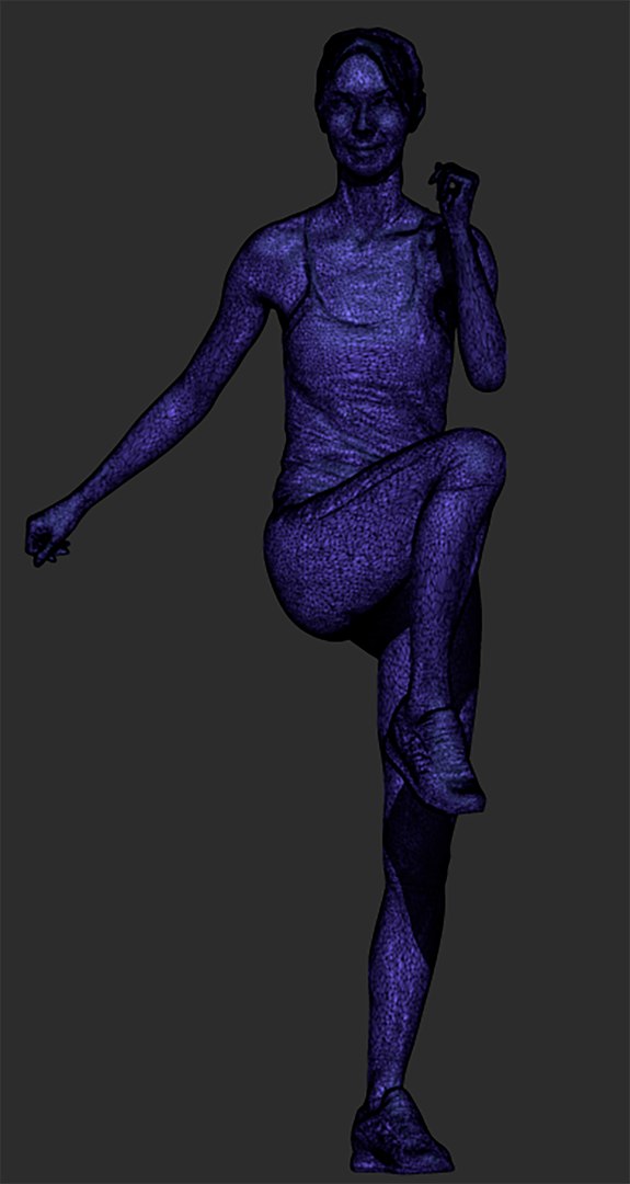 3D model Fitness woman doing exercise 421 - TurboSquid 2166993