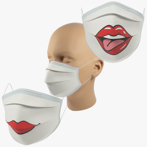 3D model medical masks