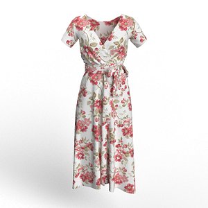 Dress For Female 3D model