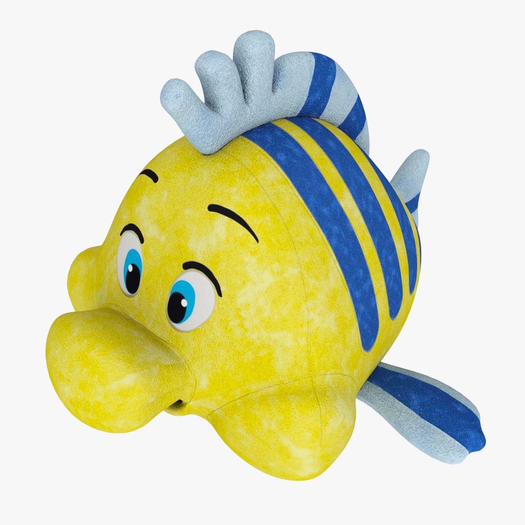 Toy Soft Flounder 3D Model - TurboSquid 1199840