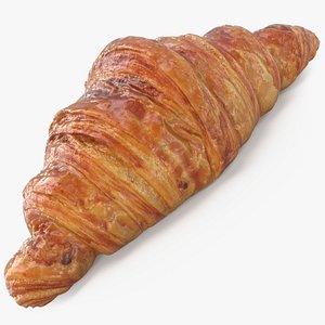 Classic Butter Croissant 3D model