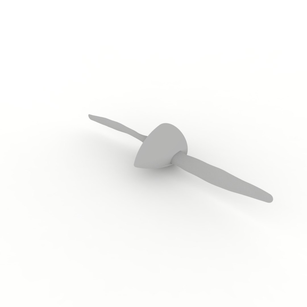 3d Model Toy Airplane Propeller