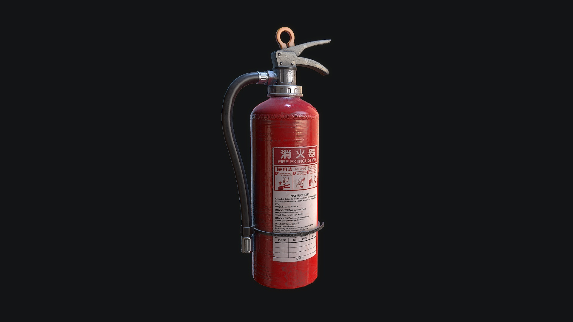 3D Fire Extinguisher - Game Ready Model - TurboSquid 1868892