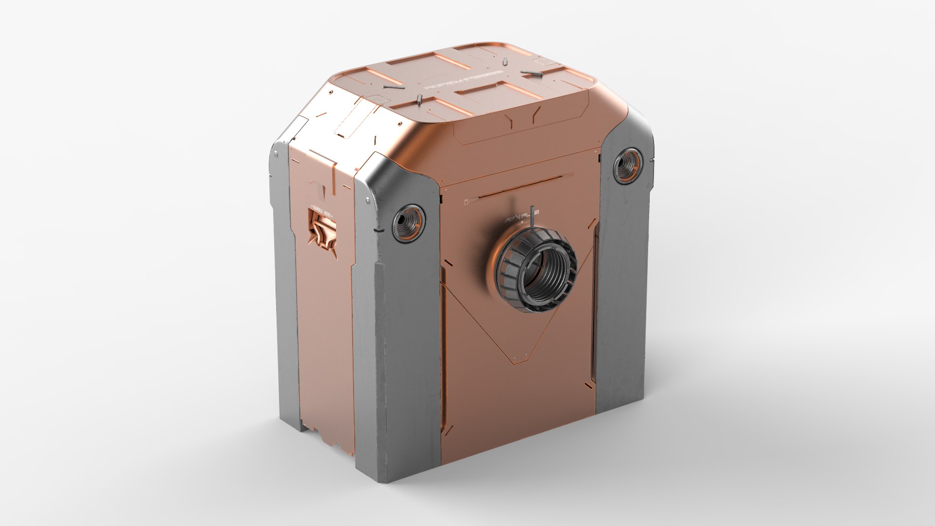 Sci Fi Engine Box 3D - TurboSquid 2414129