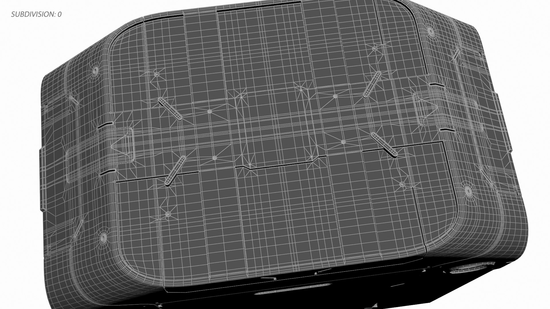Sci Fi Engine Box 3D - TurboSquid 2414129
