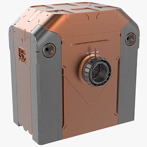 Sci Fi Engine Box 3D